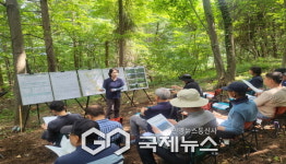 영주국유림관리소, 낙엽송 집단지에 대한 생태적으로 건강한 숲가꾸기 방안 마련