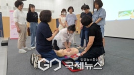 경기도의료원 포천병원, 포천시보건소 연계·협력 스마트 심폐소생술 교육 실시