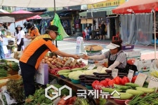 포천소방서, 송우시장에서 부주의 화재예방 캠페인 실시