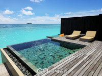 [아야다몰디브] 라군 위 전용 수영장 있는 오션 풀빌라