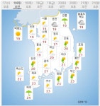 강원도날씨 "강릉 69.5mm비" 내일날씨→40mm 비 더온다
