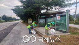 안정면 새마을남녀지도자 추석맞이 국토대청결운동 실시