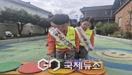 휴천2동행정복지센터, 남산어린이집원아와 함께한 환경캠페인