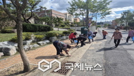 영주1동, 부용경로당 추석맞이 국토대청결 운동 실시