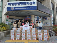 남원시 죽항동청년회&이마트24 라면 50상자 기탁
