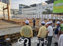 최대호 안양시장, 호계동 공사장 거푸집 붕괴사고 현장 긴급 방문 점검