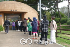 연천국화축제, 부족한 여성화장실...관람의 즐거움이 반감