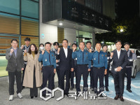 아산시의회, 경찰의 날 맞아 감사와 격려를 위해 온천지구대 방문