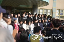 청주 서경초등학교 합창동아리, 등굣길 음악회 열어