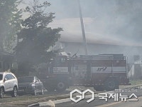 나주 동방산업 공장 화재…인명피해 없어