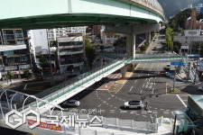 부산 사상구 신모라사거리 회전육교 + 휠체어 전용도로 준공식