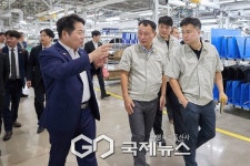 아산시 대표단, 베트남 현지 기업 방문