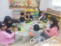 옥천 죽향초병설유치원, 보호자 참여 수업 진행