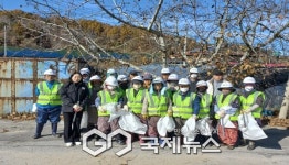 평은면 오운1리 마을주민, 송야천 하천하구 환경정비 실시