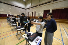 남원출신 사격 국가대표 양지인 선수, 모교 남원 하늘중학교 방문