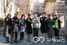 이상일 용인시장, 상현초 교통지도 봉사 참여