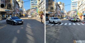 남동구, 용천로 오거리 횡단보도 설치