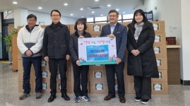 염광교회, 제천시 청전동행정복지센터에 식품꾸러미 100박스 기부