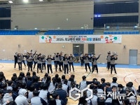 음성 동성중학교, 치어리딩 발표회 열려