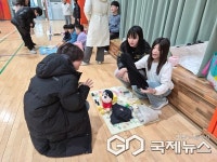 영동 이수초등학교, 알뜰시장 열려