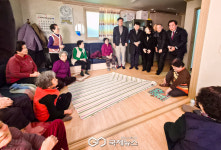 임후열 신임 경주시 동천동장, 경로당 순회 새해 인사