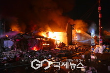 양주 공장 화재 4시간여 만에 진화…진입도로 협소 발목