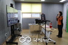 보령소방, 스마트경로당 활용 소방안전교육 운영