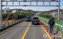 울산 중구, 삼호교(차도교) 차로 폭 조정…임시 통행로 조성 추진