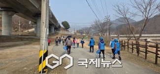 홍천군 북방면 건강 플러스 위원회, 『봄맞이 국토 대청결 운동』 실시