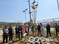 영동군 심천면, 수호신 솟대 설치...면민 안녕-공동체 화합 기원