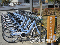 진주시 공영자전거 하모타고 이용, 대폭 늘었다