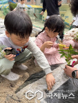 영동 심천초등학교, 텃밭 가꾸기 생태 체험
