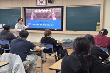 영동 새너울중학교, 안동 도산서원 인성교육 프로그램 실시