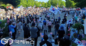 잠실 개표소 봉쇄시위 '19일째'