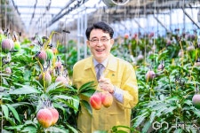 차석호 함안군수, 애플망고 농가 방문해 생육 점검·의견 청취