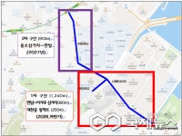 부산 남구 용소로 전선 지중화 1차 구간, 8월 착공