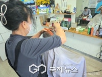 홍천군 숲속마당협동조합, 3년째 영귀미면 경로당 찾아가는 이미용 서비스
