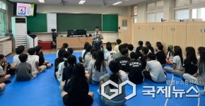 충주시보건소, 목행초 대상 찾아가는 장애예방교육 실시
