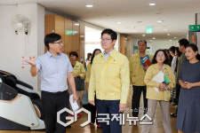 원주시, 노숙인시설·무더위쉼터 현장점검…구자열 시장 취약계층 보호 강조