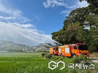 박동식 사천시장, 서포면 가뭄 현장 찾아 농업용수 공급 점검