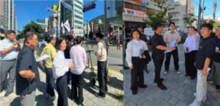 김효정 시의원, 숙등역 앞 환기구 개선…보행자 안전 확보