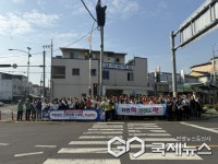 창녕경찰서, 남지시장 사거리서 교통문화 캠페인 실시