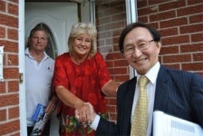 조성준 보수당 후보, ‘퀸즈팍 입성’ 확연히 보인다