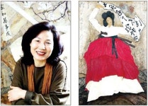 한지 아티스트 김태순씨, 시 초청으로 전시회 열어