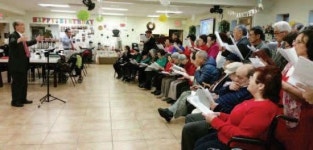 골든패스 시니어 데이케어센터 성탄절 행사