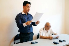 앤드류 박 변호사, 제4회 설창 장학생 발표