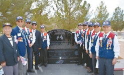  재향군인회 미남서부지회 한국전 참전비 제막식 참가 