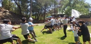  남가주배재동문회, 모교 재학생 방문단 30명 초청 야유회 