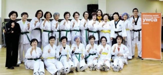 퀸즈YWCA 늘푸른 시니어 학교 태권도반 승단 시험