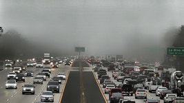 안개 낀 LA